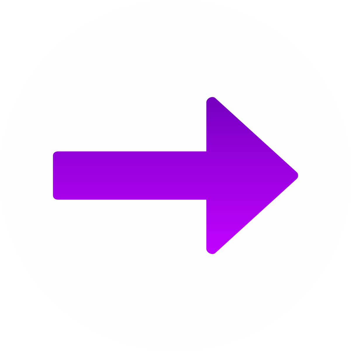 white arrow